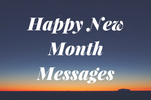 Happy New Month Messages For Lovers