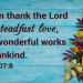 Thanksgiving Prayer Points